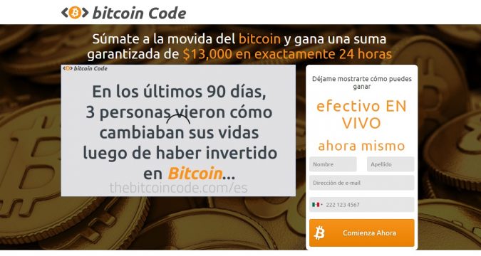 Revisión de Bitcoin Code Software de Comercio: Alcance Sus Metas Comerciales Con Bitcoin Code