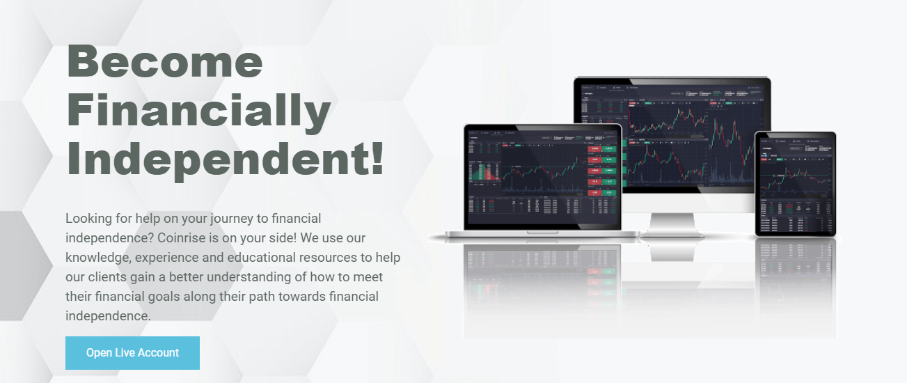 Coinrise proprietary software