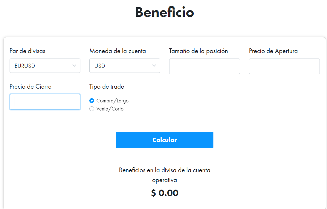 Calculadora de beneficios | SquaredFinancial