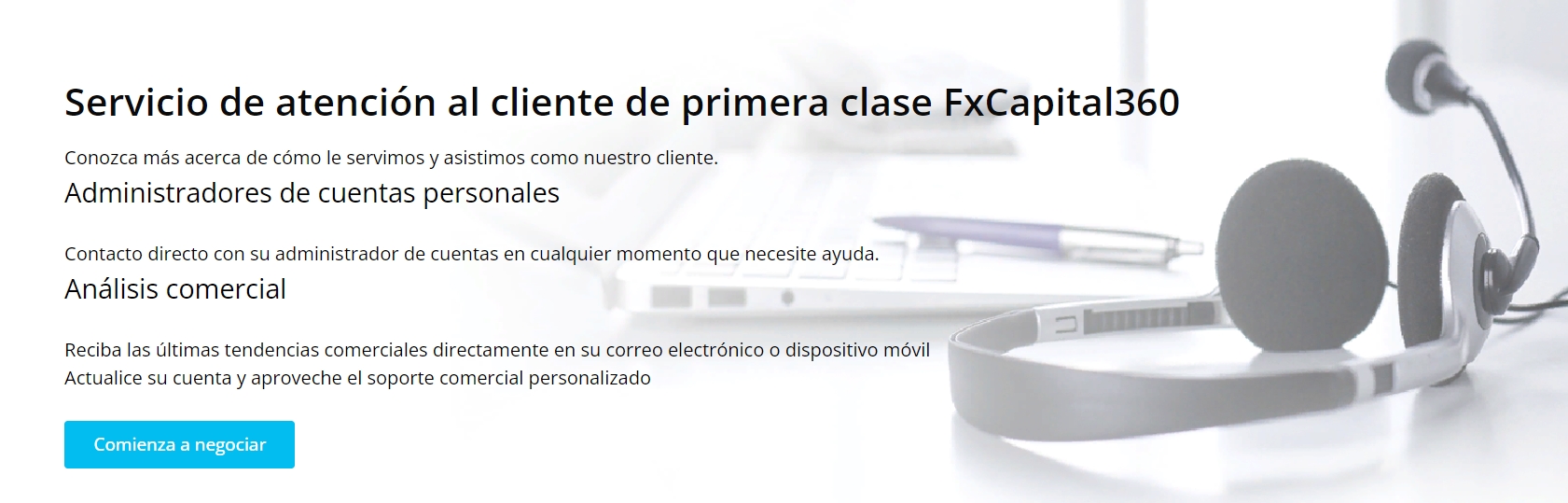 FxCapital 360 Servicio de atención 