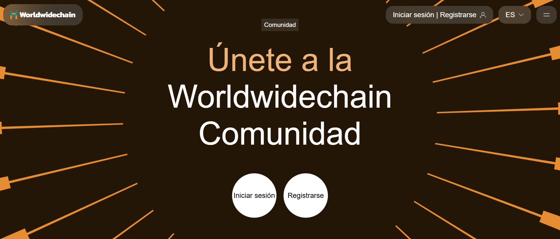 WorldWideChain registro de registro fácil